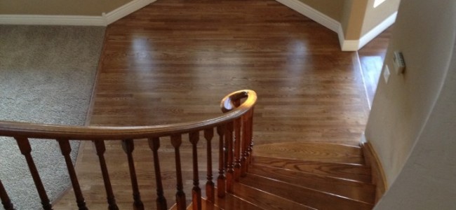 House Refinish with Oak Walnut Floors